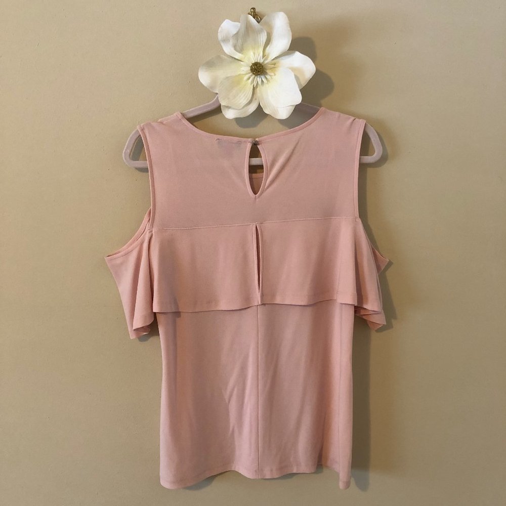 Vince Camuto Ruffle Top - Picture 2 of 4